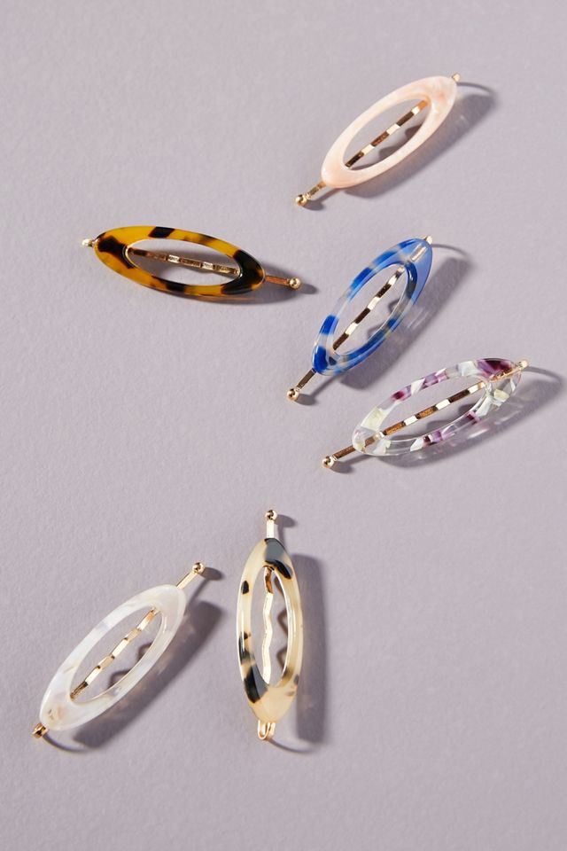 Oval Hair Pin Set