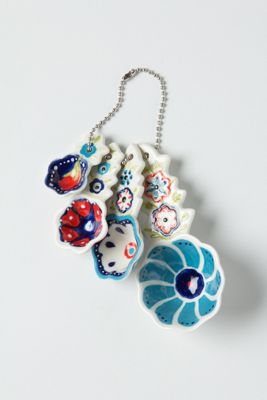 Handpainted Florie Measuring Spoons, Set of 4