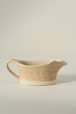 Old Havana Portuguese Stoneware Gravy Boat