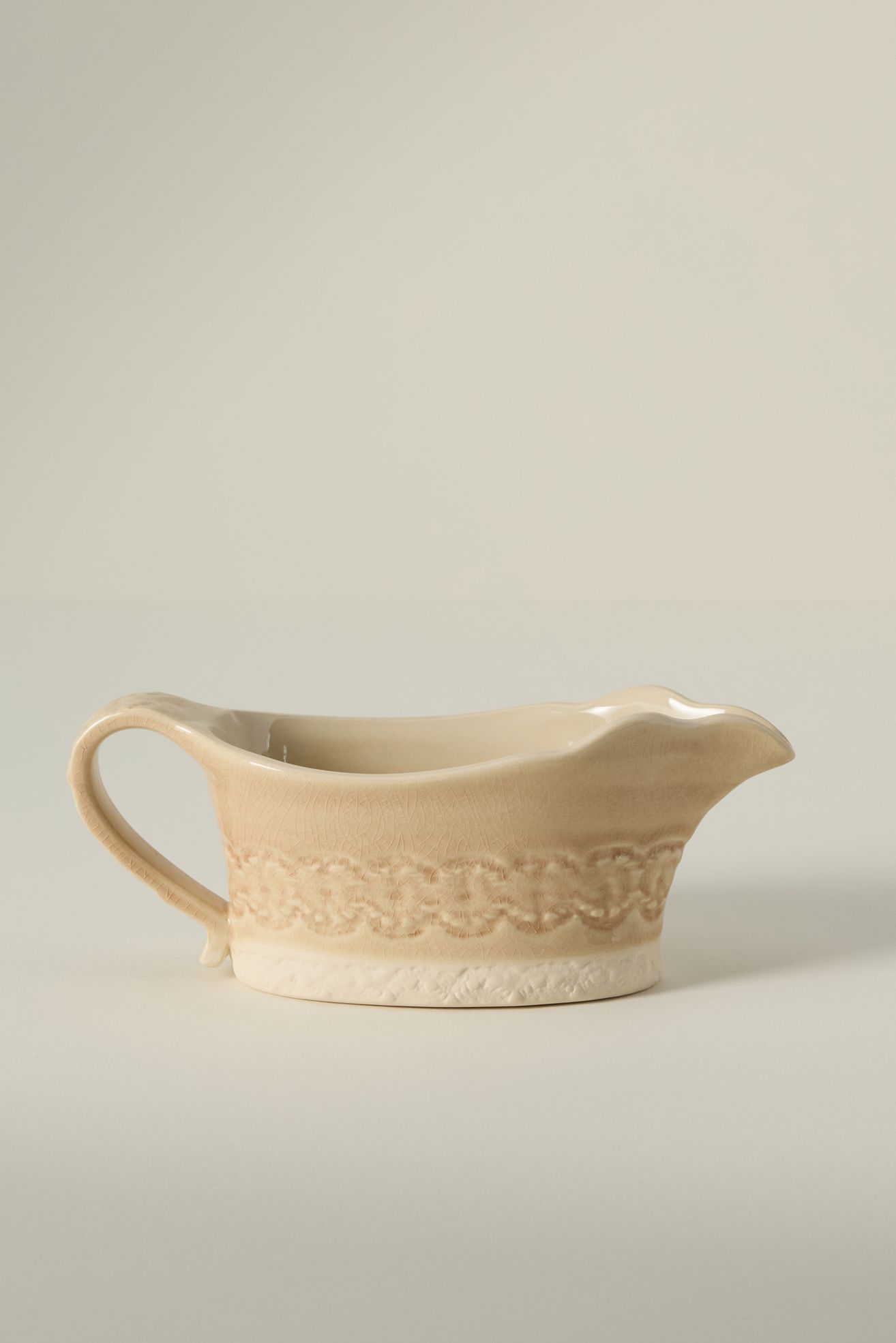 Old Havana Gravy Boat - Sand, One Size