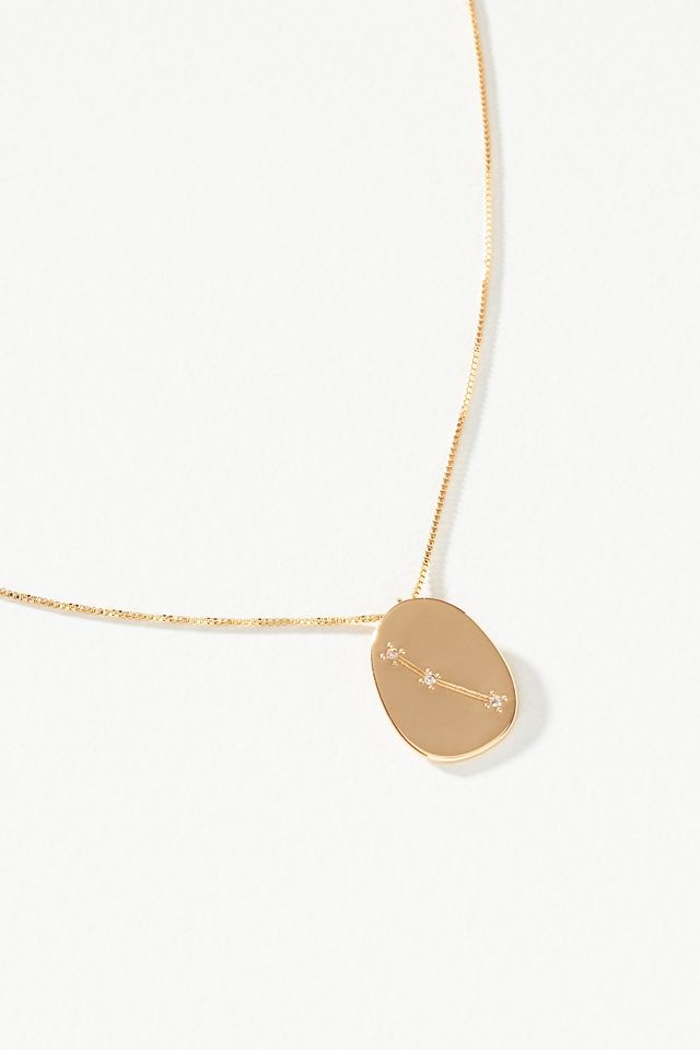 Zodiac coin deals necklace anthropologie