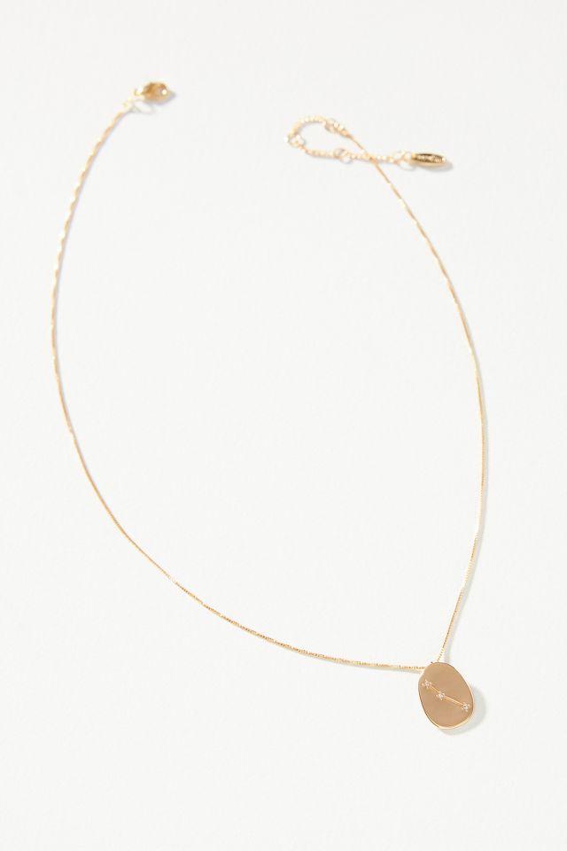 Zodiac coin deals necklace anthropologie