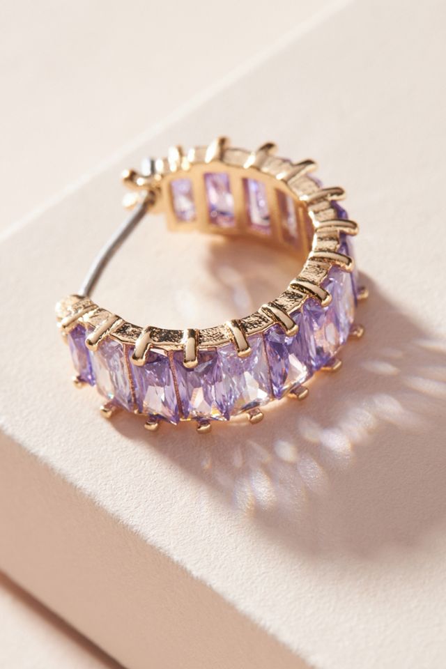 Lindsey Huggie Hoop Earrings #1