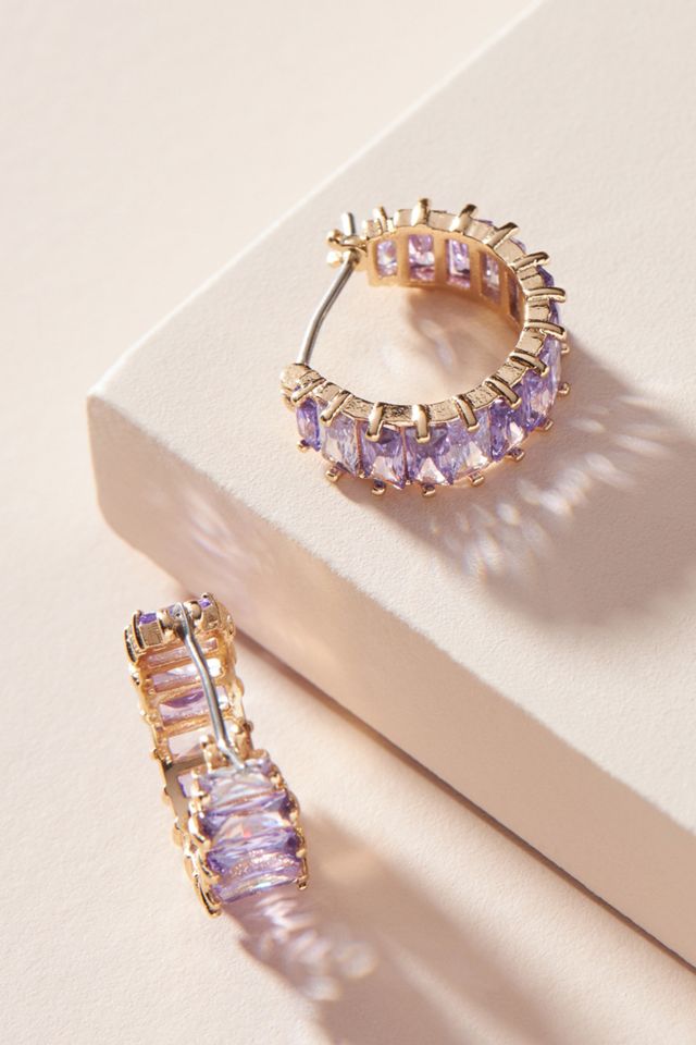 Lindsey Huggie Hoop Earrings