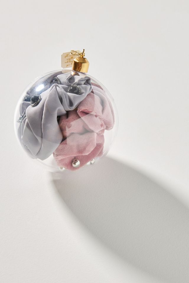 Holiday Ornament Scrunchie Set #1