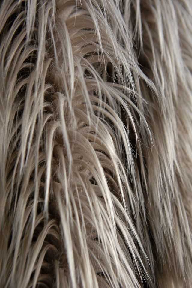 Chroma Faux Fur Throw #1