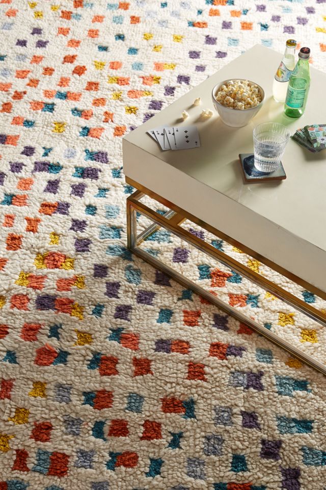 Bunt gepunkteter Teppich #1