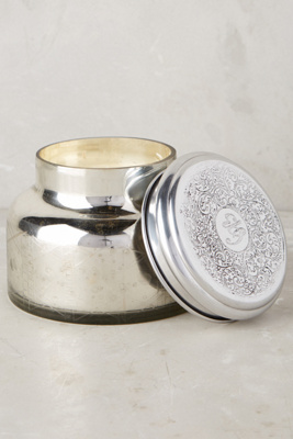 Giant Mercury Candle Jar en Gold chez Anthropologie - Capri Blue - Modalova