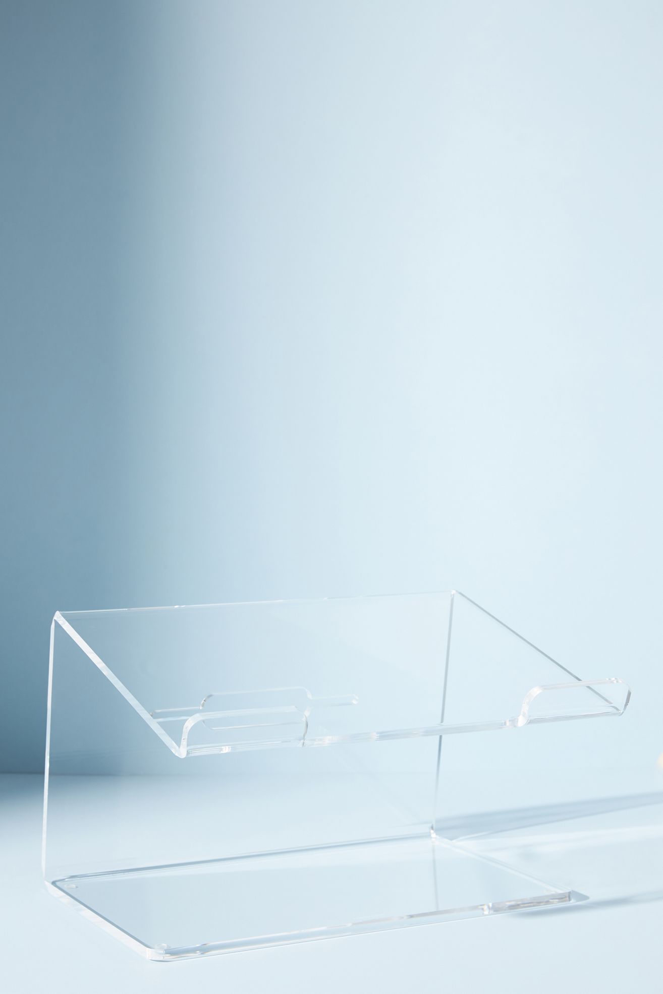 Acrylic Laptop Desk Riser - Clear, One Size