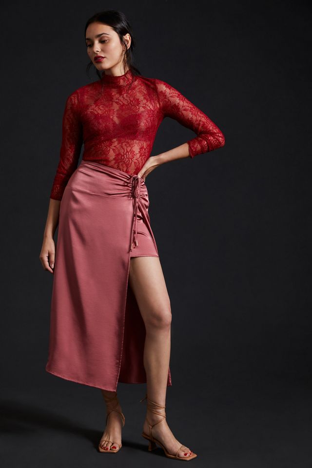 By Anthropologie Lace Layering Turtleneck #2