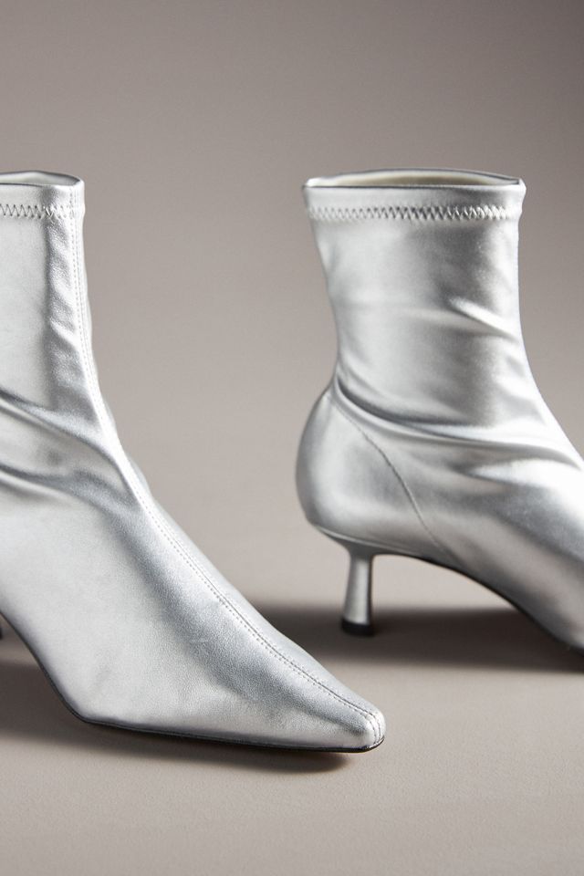 Angel Alarcon Pointed-Toe Kitten-Heel Boots | Anthropologie