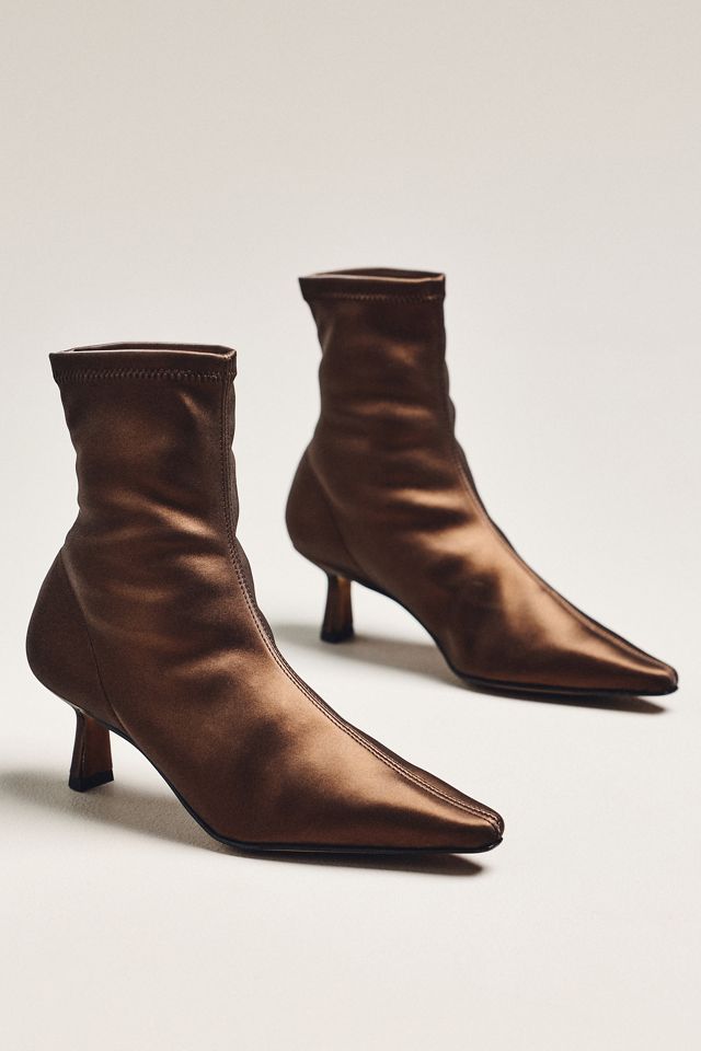 Angel Alarcon Pointed-Toe Kitten-Heel Boots #1