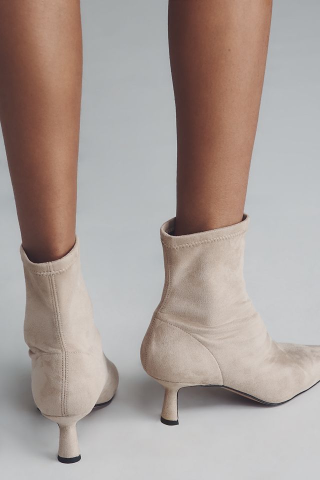 Angel Alarcon Pointed-Toe Kitten-Heel Boots #2