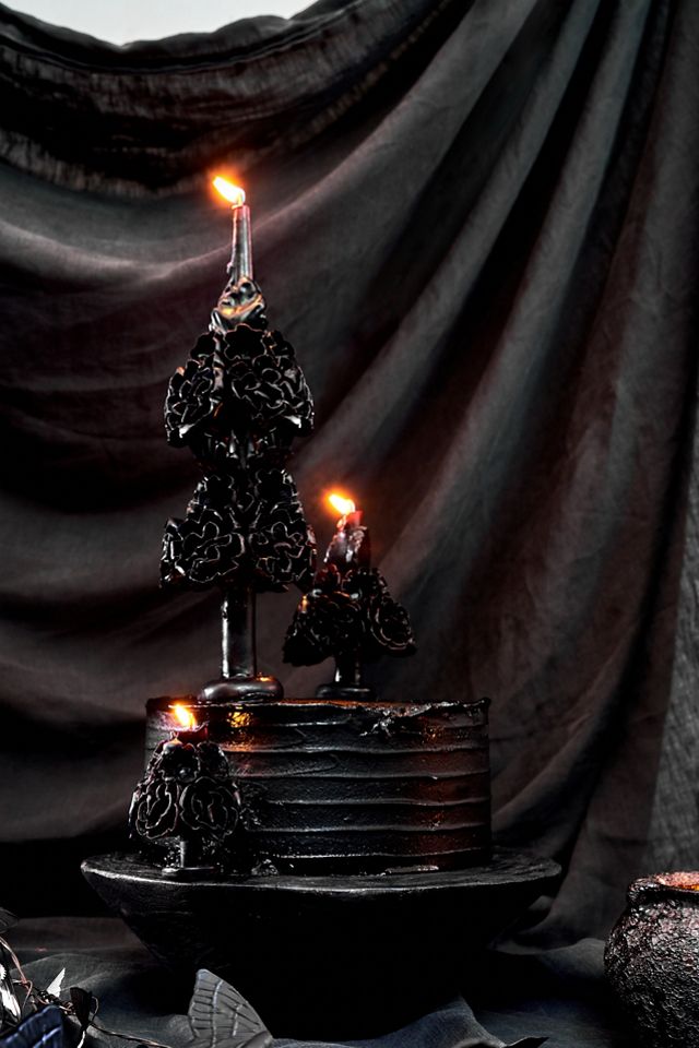 Oaxacan Floral Taper Candle, Medium #3