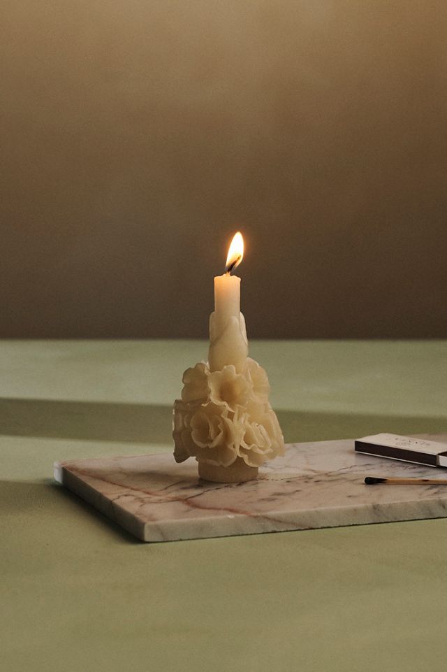 Oaxacan Floral Taper Candle, Mini #1