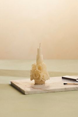 Oaxacan Floral Taper Candle, Mini