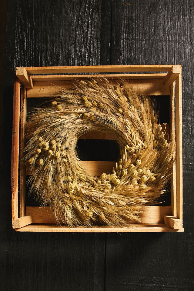 Dried Dutch Harvest Wreath #1