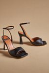 Maeve Puffy Ankle-Strap Heels