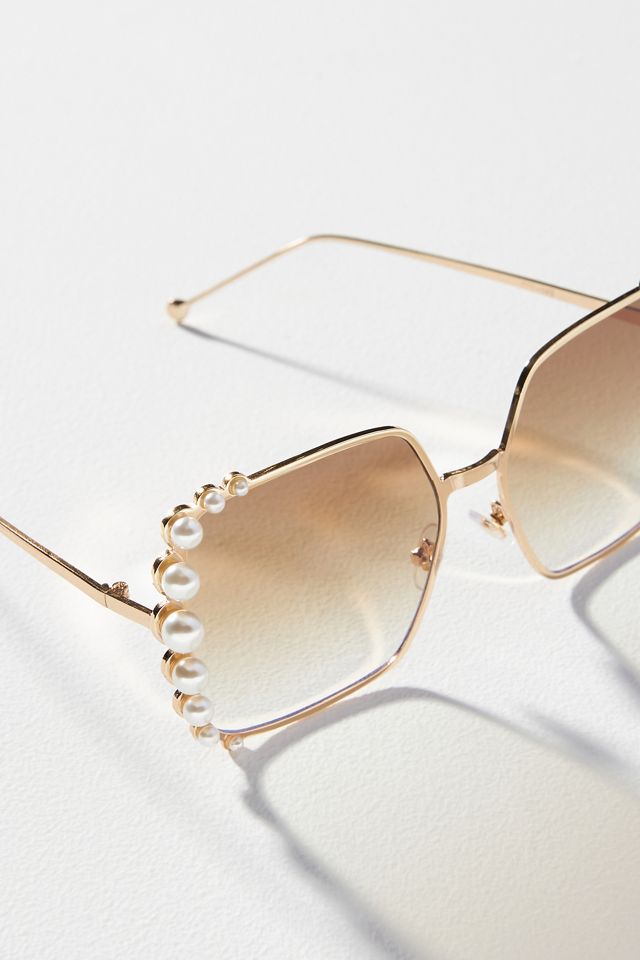 Pearl-Embellished Sunglasses #2