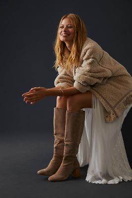 Silent D Skyla Boots In Beige