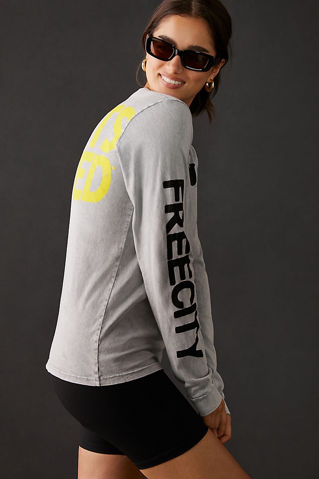 FREECITY ARTISTS WANTED Super Vintage Long-Sleeve Tee FREECITY ARTISTS WANTED Super Vintage Long-Sleeve Tee