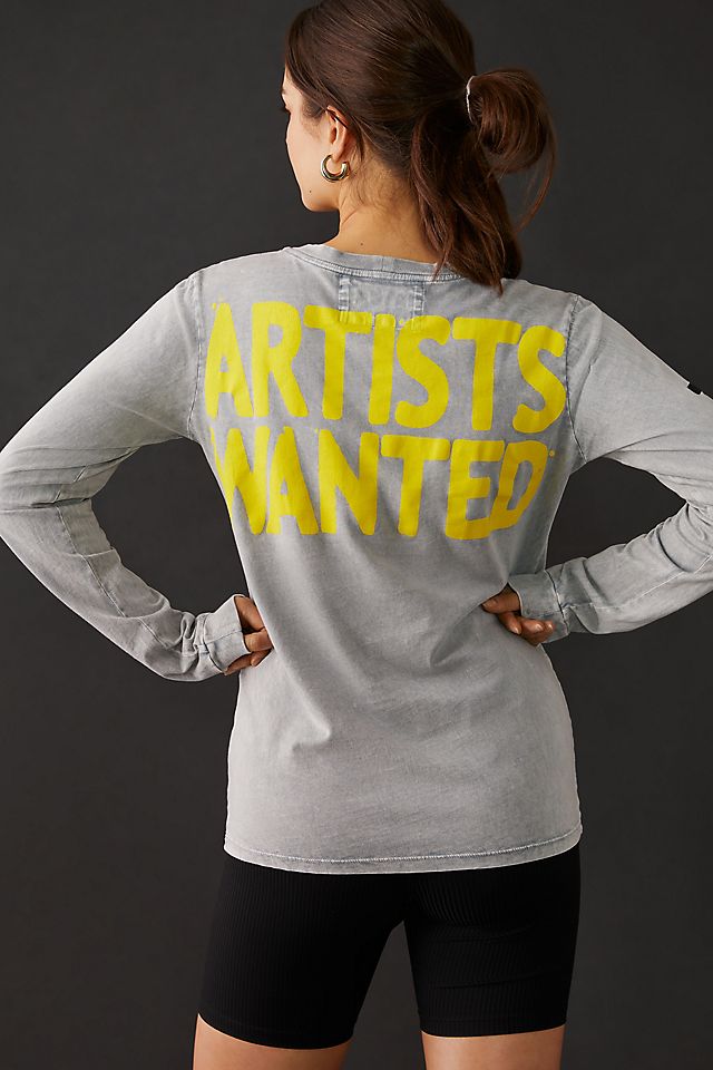 FREECITY ARTISTS WANTED Super Vintage Long-Sleeve Tee FREECITY ARTISTS WANTED Super Vintage Long-Sleeve Tee