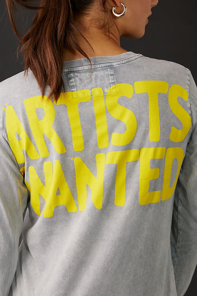FREECITY ARTISTS WANTED Super Vintage Long-Sleeve Tee FREECITY ARTISTS WANTED Super Vintage Long-Sleeve Tee