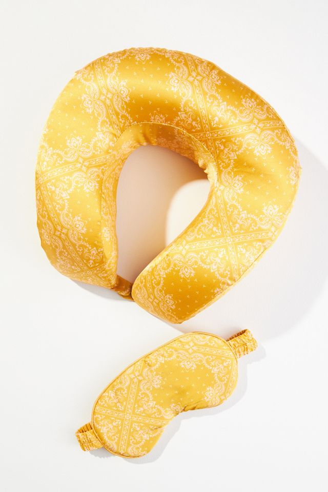 CALPAK Neck Pillow & Eye Mask Set Anthropologie