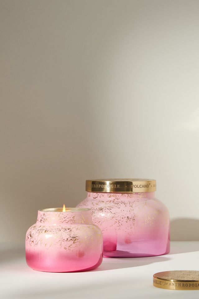 Capri Blue Giant Pink Shimmer Jar Candle #1