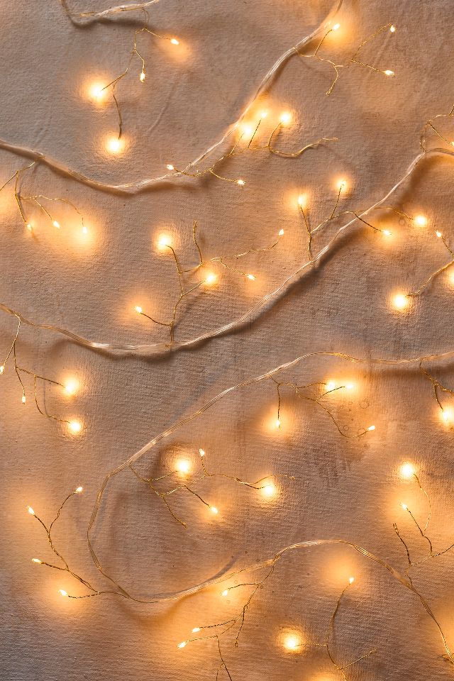 Anthropologie fairy lights top