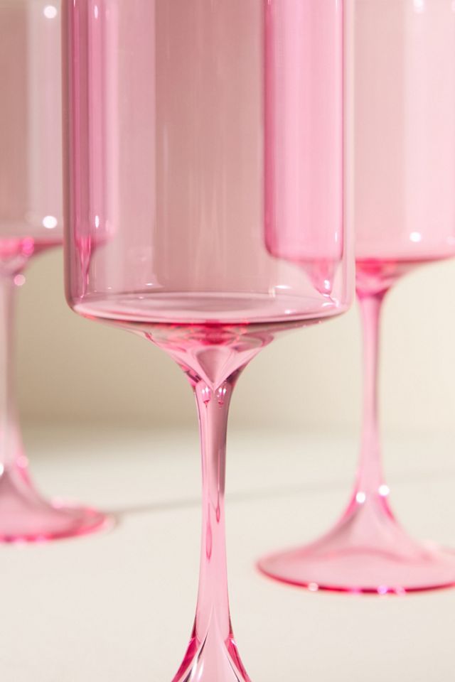 Morgan Wine Glasses, Set of 4 | Anthropologie