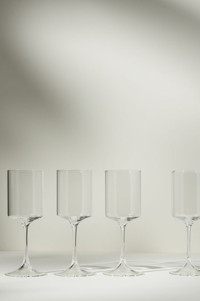 Morgan Wine Glasses, Set of 4  Wine glasses, Wine, Unique hostess