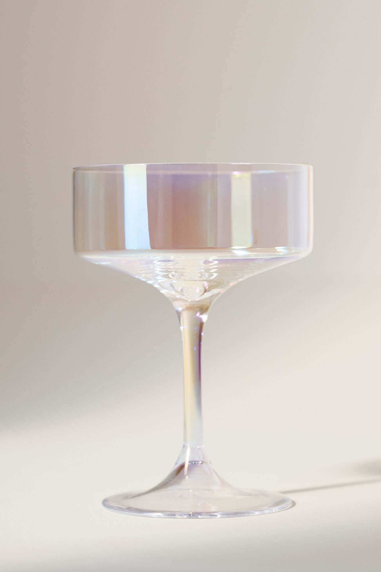 Morgan Coupe Glasses, Set of 4 - Iridescent, Set Of 4