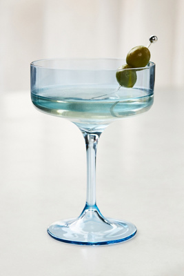 Morgan Coupe Glasses, Set of 4 - Clear