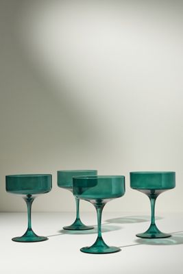 Morgan Coupe Glasses, Set of 4