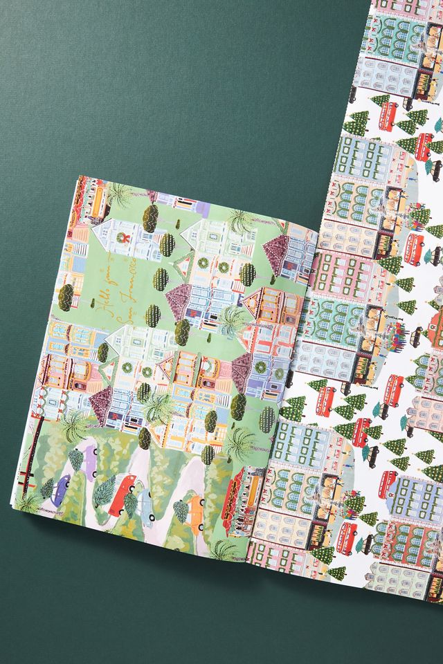 Holiday in the City Wrapping Paper Book #1