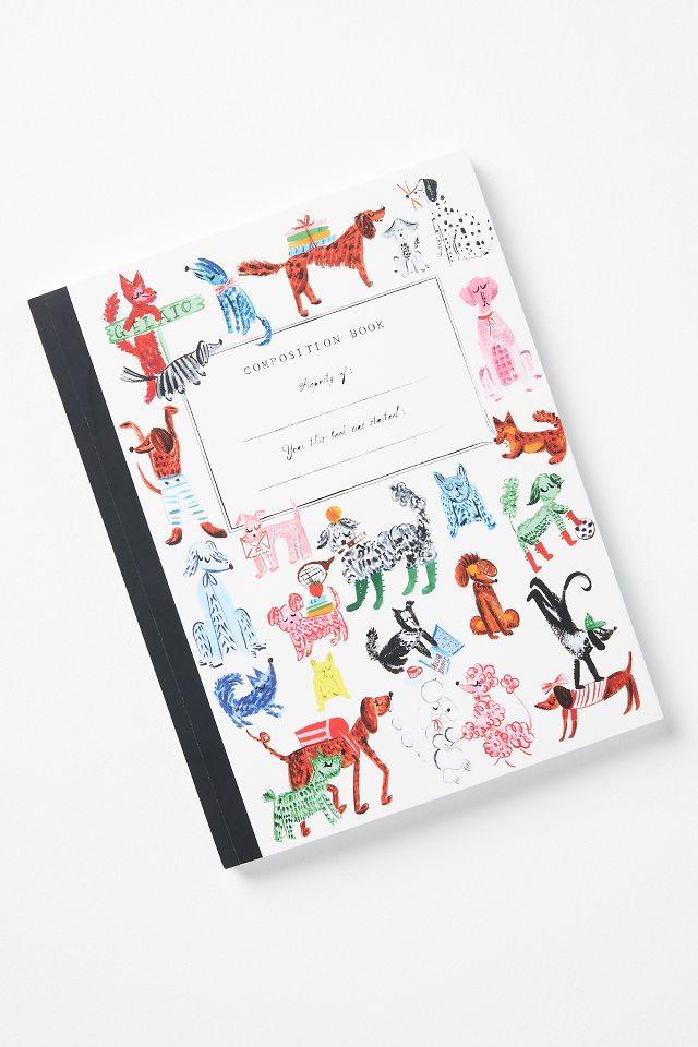 Mr. Boddington's Studio Doggie Composition Notebook | Anthropologie