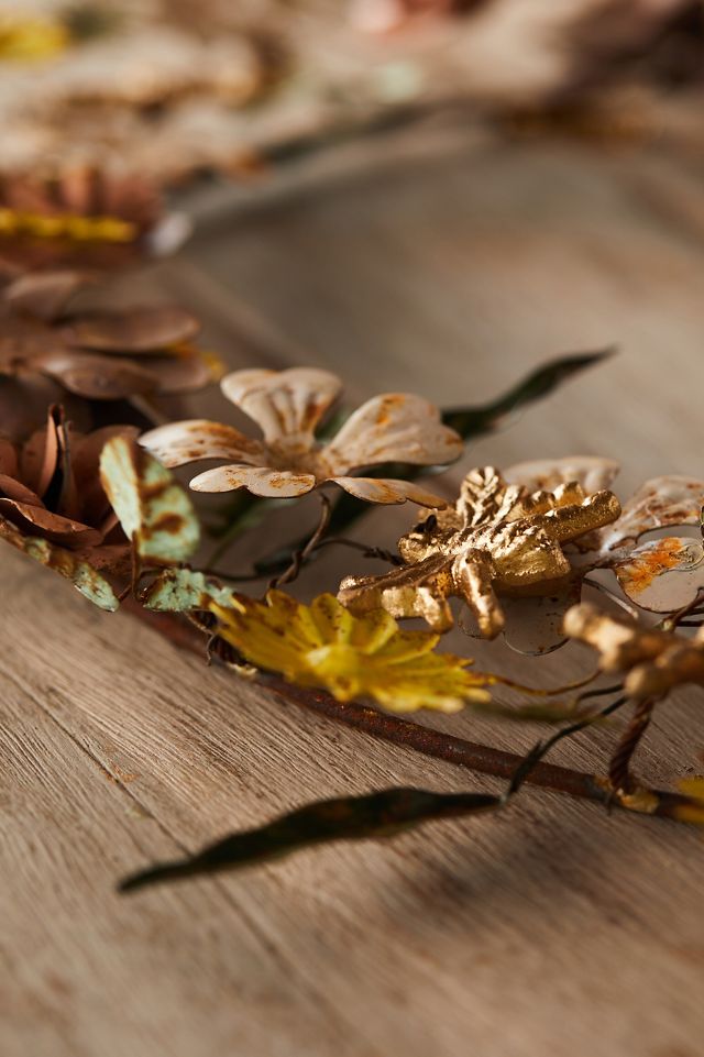 Metallic Gold Leaf Garland