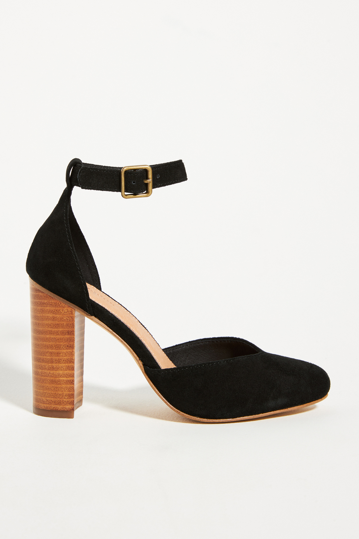 Soludos Collette suede d'Orsay block heel sandal