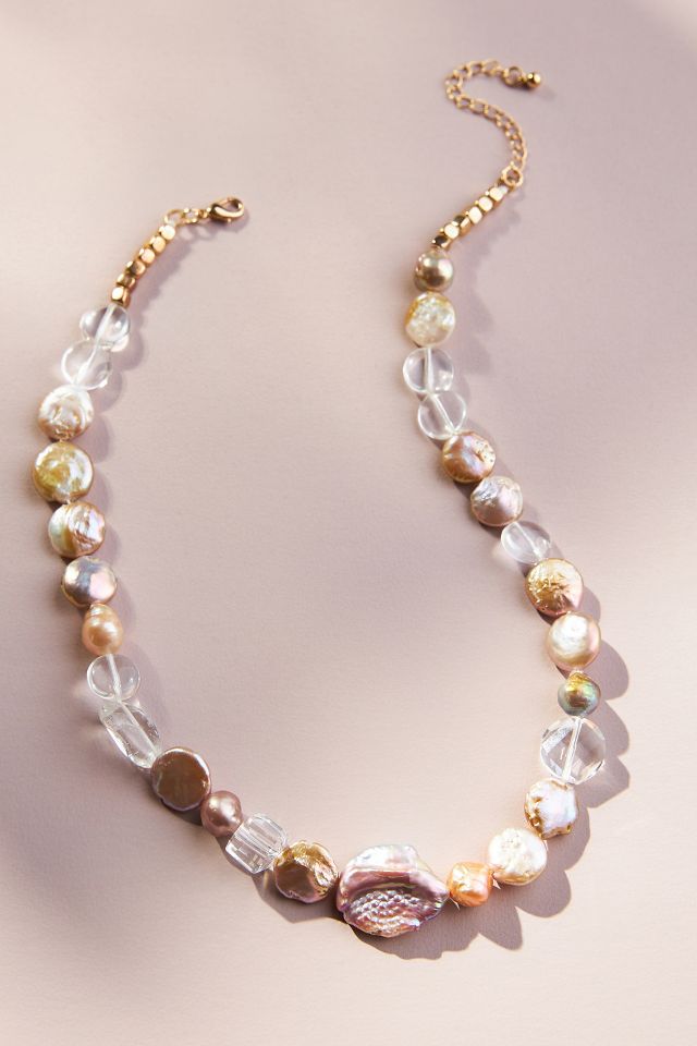 Beaded Freshwater Pearl Necklace Anthropologie