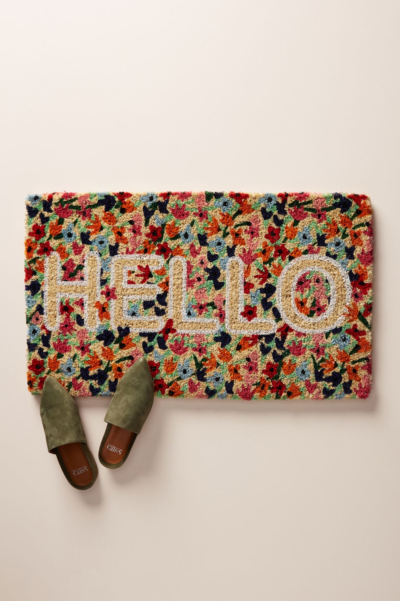 Seasonal Greetings Doormat - Red, S
