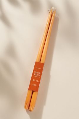 18" Classic Taper Candles, Set of 4