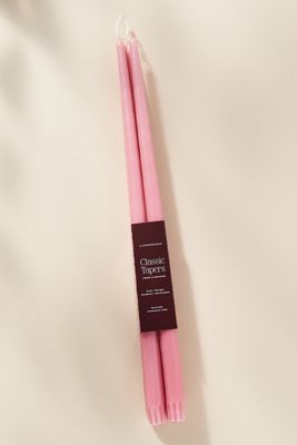 18" Classic Taper Candles, Set of 4
