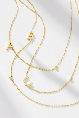[Anthropologie] Uncommon James モノグラム A〜Z ネックレス Uncommon James Initial Chain Monogram Necklace | Anthropologie