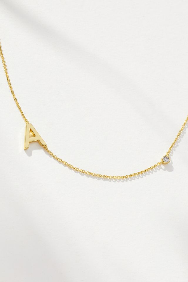 Anthropologie sale alphabet necklace