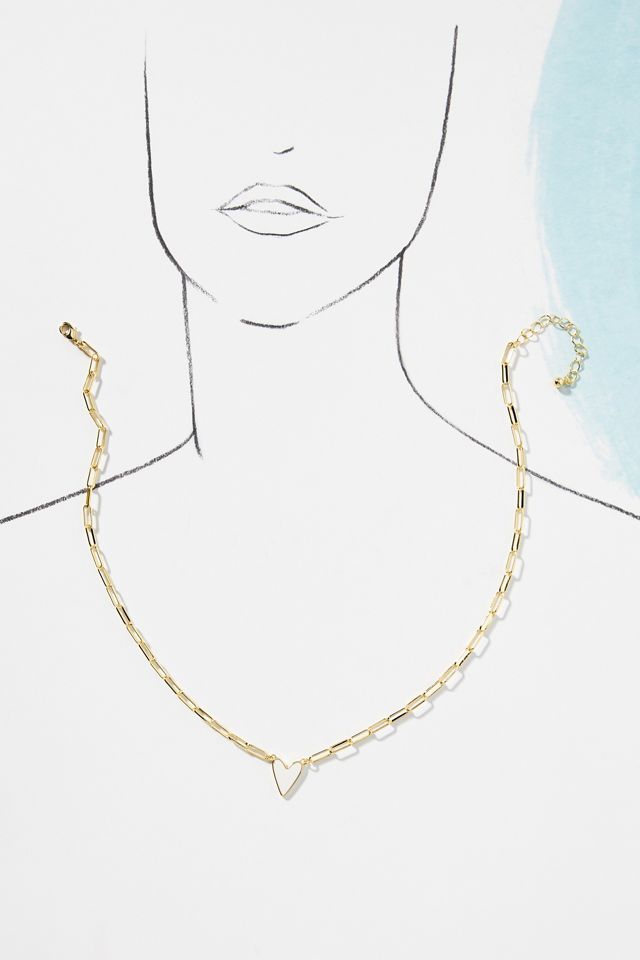 [Anthropologie] Uncommon James バヴェ ハートネックレス 35 cm Anthropologie] Uncommon James バヴェ ハートネックレス 35 cm