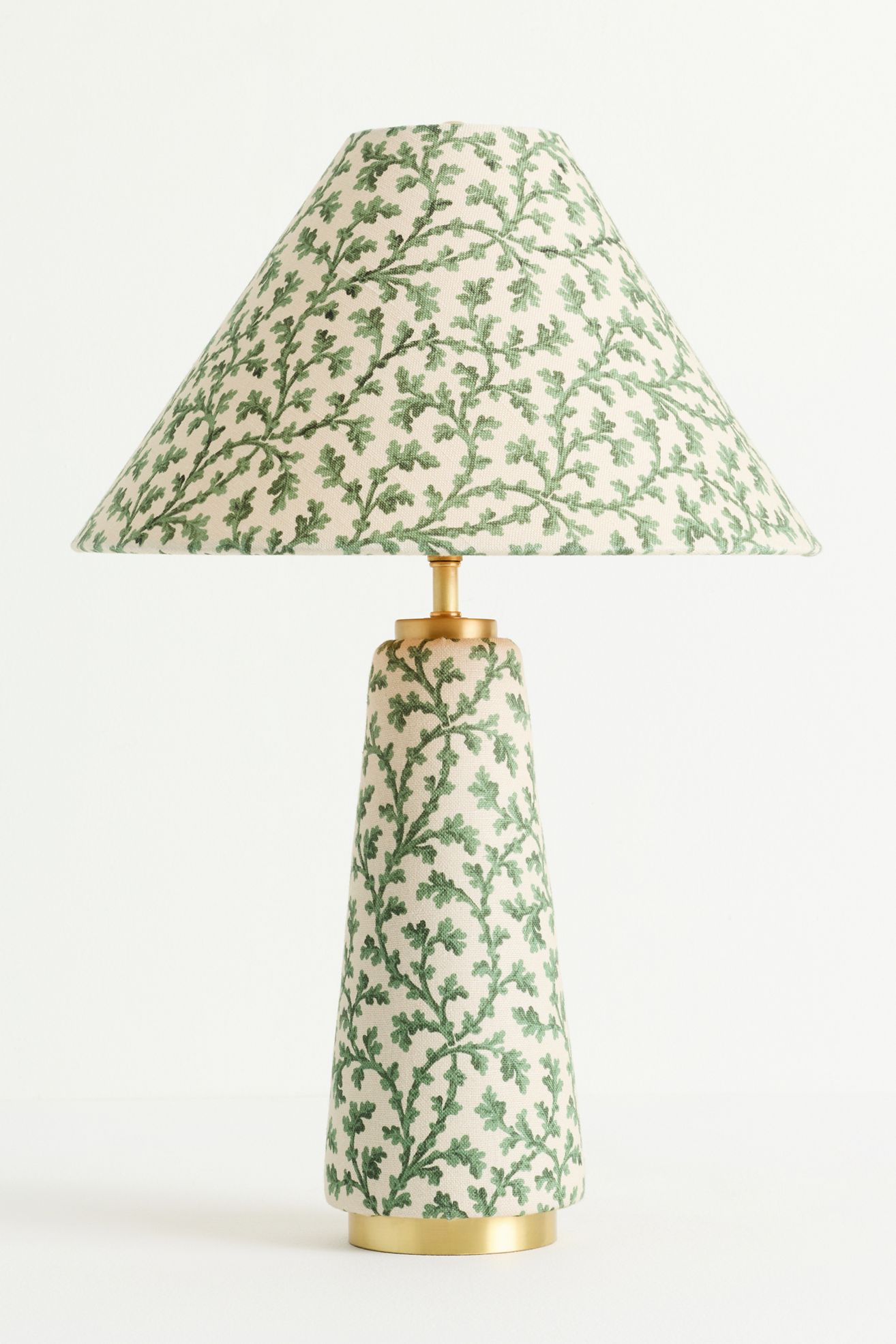 Lulu Printed Fabric Upholstered Empire Table Lamp - Irena, One Size