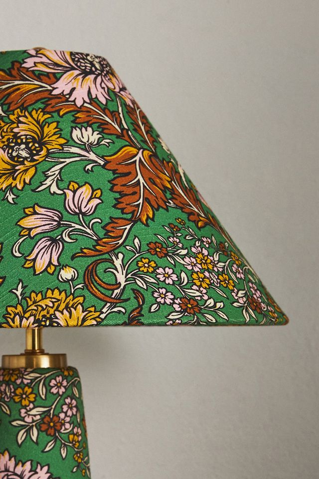 Lulu Printed Fabric Upholstered Empire Table Lamp #3
