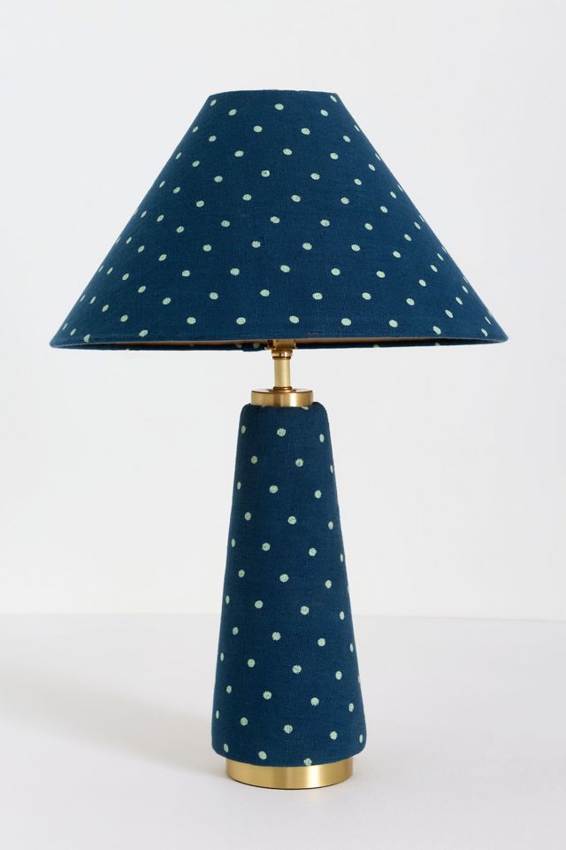 Lulu Printed Fabric Upholstered Empire Table Lamp #2