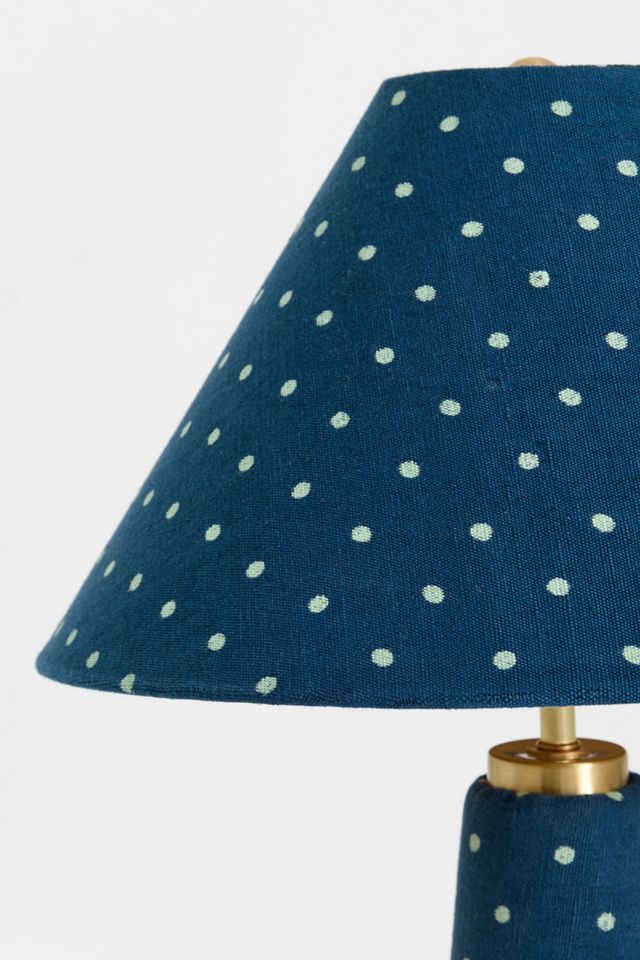 Lulu Printed Fabric Upholstered Empire Table Lamp #3